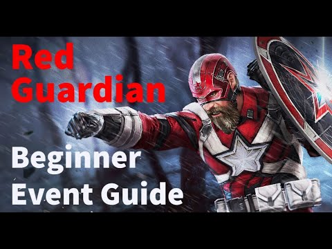 Farming Red Guardian - Beginner's Guide! Red Winter Event! | Marvel Strike Force - Free to Play