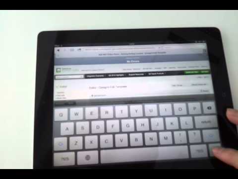 Datagrid Edit Template Test on iOS 5 (iPad 3) - RadEditor test on iPad 3