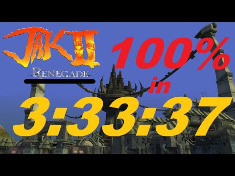 Jak II 100% Speedrun in 3:33:37 WR