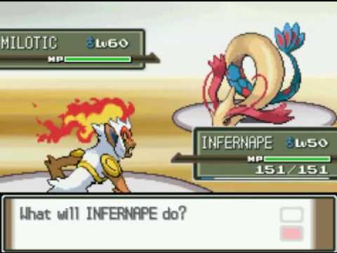 Pokemon Bloody Platinum Walkthrough Part 46 - Gym Leader Wake