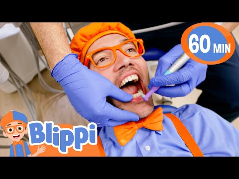 Blippi at the Dentist | Learning with Blippi! | Kids Videos | Moonbug Kids After School