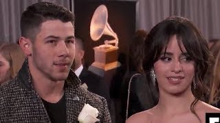 Camila Cabello & Nick Jonas' AWKWARD Run-In On Grammys 2018 Carpet