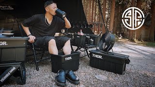 【夏キャンプ】#44 記録的な猛暑でも、暑さ対策ばっちしなら辛くない。無骨キャンプギアでブラックキャンプ！