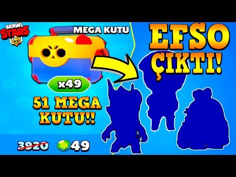 49 TAŞA 49 (+2) MEGA KUTU AÇTIM! EFSANEVİ ÇIKTI! BUG? - Brawl Stars