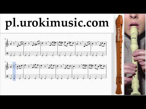 Nauka Gry Na Flecie Prostym (Niemiecki) Beethoven - Für Elise Nuty Poradnik Część 2 um-b463