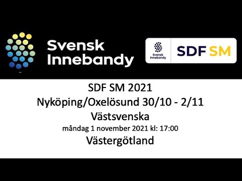SDF SM 2021 Västsvenska - Västergötland 20211101