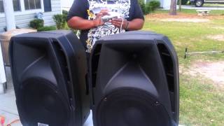 Video thumbnail for American Audio ELS15A Test by DJ Rex