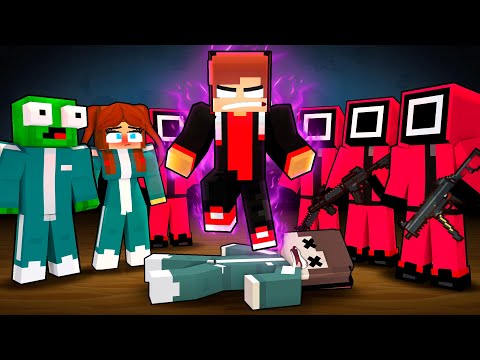 DARK JJ SQUID GAME Season 3 Challenge : JJ and MIKEY MAIZEN Minecraft Animation