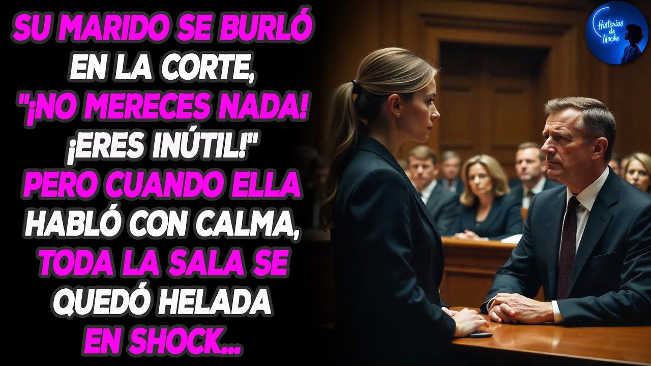 Su esposo se burló de ella en la corte, pero cuando ella habló, todos se quedaron congelados...