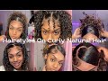 Cute Hairstyles On Curly Natural Hair❤️by @lissluvv333 ✨️