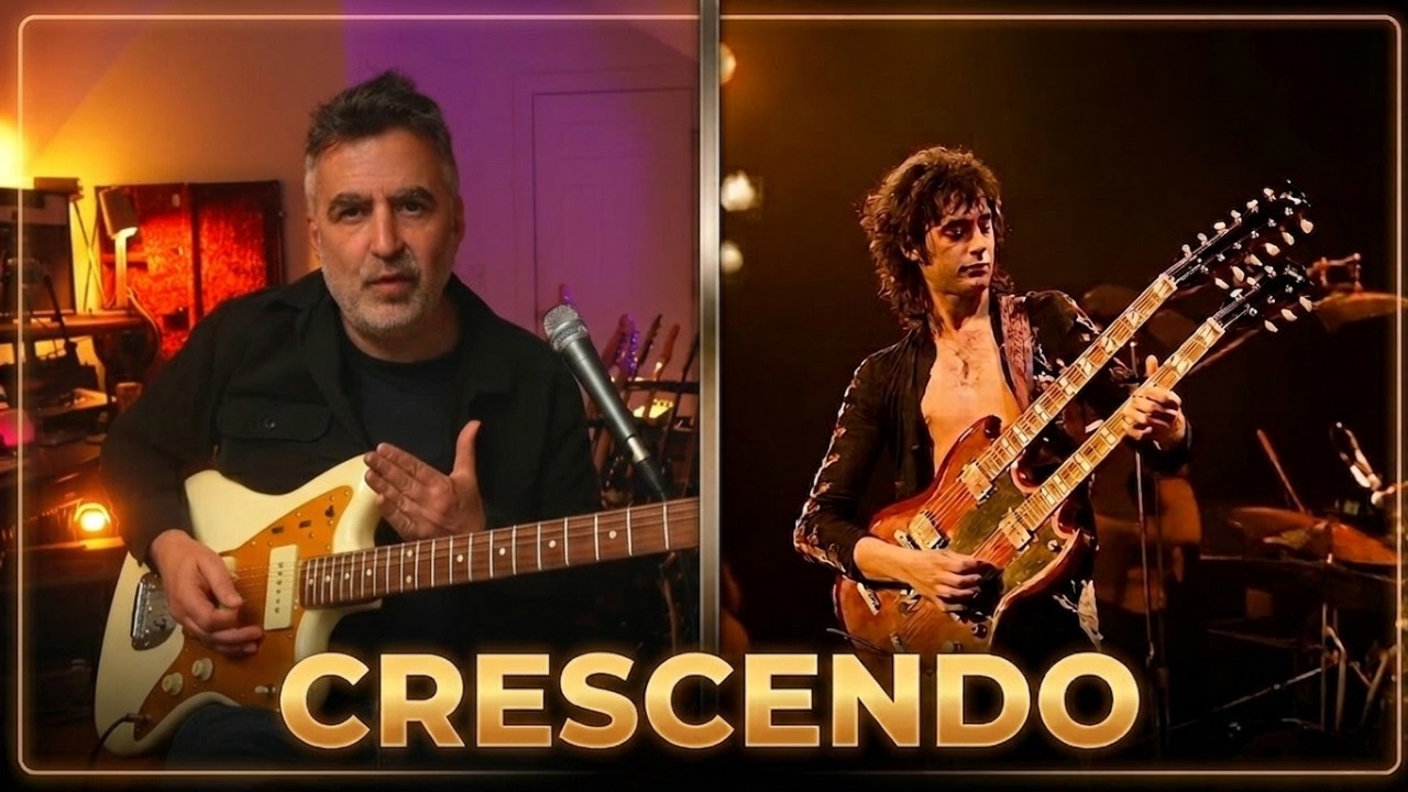 The Jimmy Page Crescendo Trick
