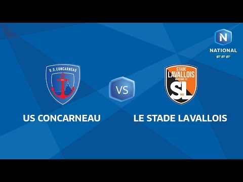 J21 : US Concarneau - Stade Lavallois I National FFF 2018-2019