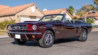 Video Thumbnail for 1965 Ford Mustang Convertible