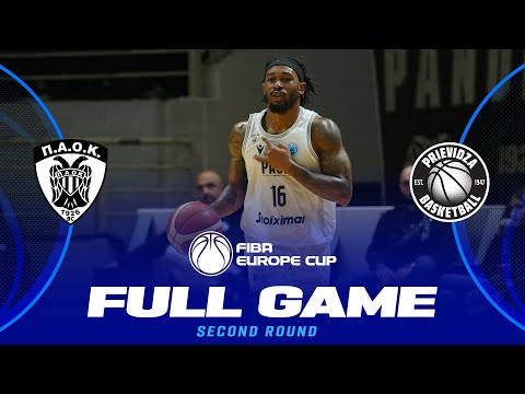 Second Round | PAOK BC v BC Prievidza | Full Basketball Game | FIBA Europe Cup 2025-26