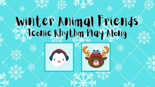 Winter Animal Friends Iconic Rhythm Play Along ft. Body percussion and Non-pitched percussion