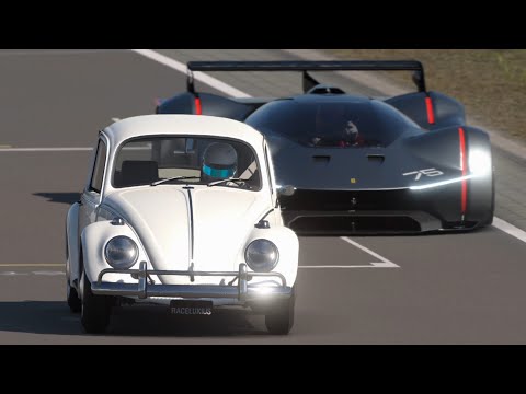 Thumbnail for Ferrari Vision Gran Turismo vs Volkswagen Beetle Type 1 1200 1966 at Nurburgring Nordschleife by Vision Gran Turismo