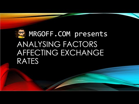 GCSE Economics: Analysing the factors that affect exchange rates