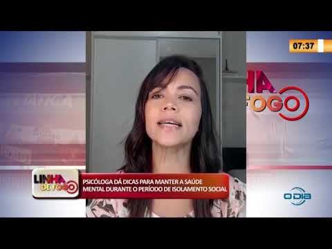 PsicoÌloga daÌ dicas para manter a sauÌde mental durante o isolamento social (20 05 20)