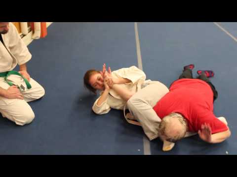 Modified Hiza Gatame to Reverse Juji Gatame from Guard