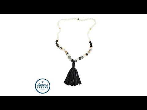 Akola "Debutant"  36" Tassel Necklace