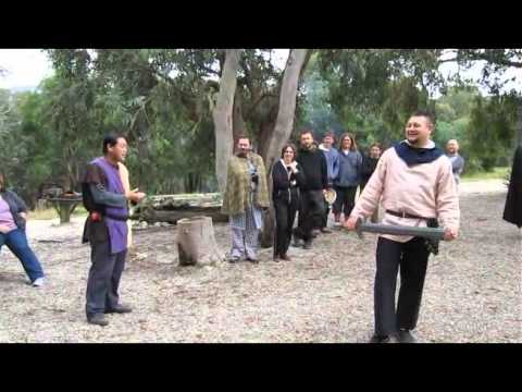 PG LARP Combat Hit-Reaction Demonstration