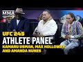 UFC 245 Athlete Panel: Kamaru Usman, Max Holloway, and Amanda Nunes- MMA Fighting