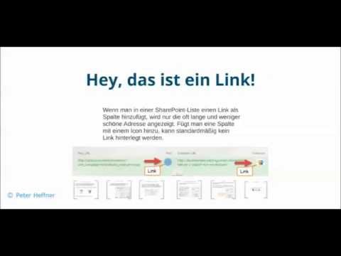 SharePoint Lektion #49 Icons in einer Liste mit einem Link versehen
