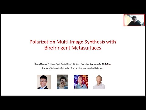 Polarization Multi-Image Synthesis with Birefringent Metasurfaces