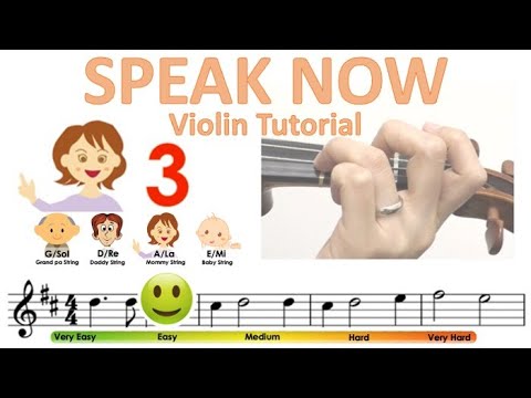 Taylor Swift - Speak Now Sheet music and easy violin tutorial