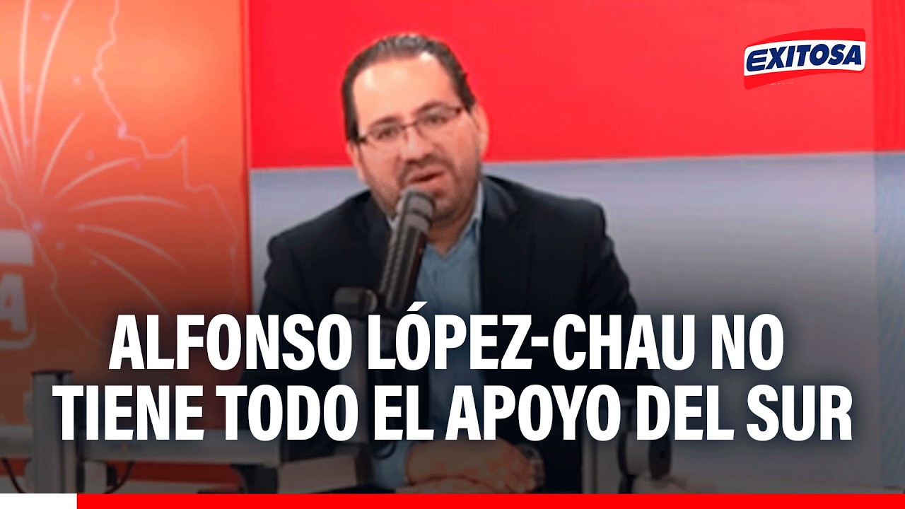 🔴🔵Alfonso López-Chau no ha escalado por voto fragmentado de izquierda en el sur, indica Enzo Elguera