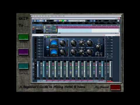 A Beginner's Guide to Mixing Metal at Home - Episode 1 pt.2 (mixing the drums)