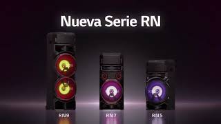 LG Torre de sonido LG XBOOM RN7|Karaoke Star| DJ App y DJ Pad |Super Bass Boost |Multi Bluetooth  , play video, RN7, thumbnail 1