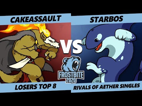 Frostbite 2020 RoA Losers Top 8 - CakeAssault (Forsburn) Vs. OCHO | starbos (Orcane) Rivals Singles
