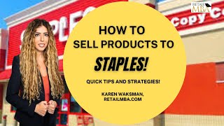 Staples Vendor - How to Sell to Staples and Become a Staples Vendor