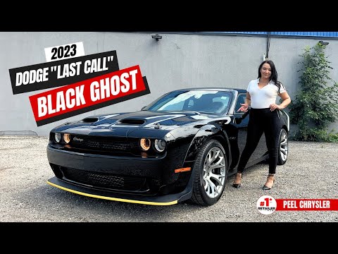 The Phantom of Speed: The 2023 "Last Call" Dodge Challenger BLACK GHOST  |  Is it the RAREST Build?!
