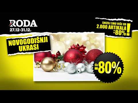 Roda | Velika rasprodaja: Do -80% na više od 2.000 artikala 27.12-31.12.2019.
