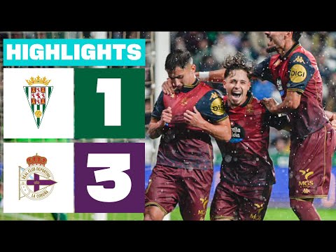 CÓRDOBA CF 1 - 3 RC DEPORTIVO | RESUMEN LALIGA HYPERMOTION