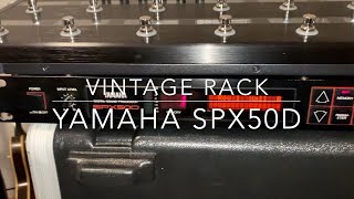 Video thumbnail for Yamaha SPX50D Demo : every verb, delay and mod. by Clifton Wright