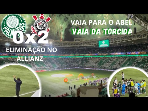 #VLOG - PALMEIRAS 0x2 CORINTHIANS - ELIMINATION WITH BOOING AND CONFUSION!!!