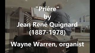 Priére by Jean René Quignard (1887-1978)