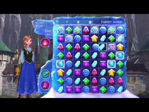 Frozen Free Fall: Snowball Fight - how to beat the clock at level 50