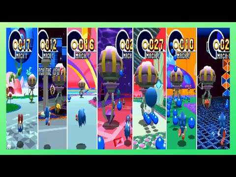 Sonic Mania - All Special Stages (Gotta Go Fast Edition) w/Controller Overlay