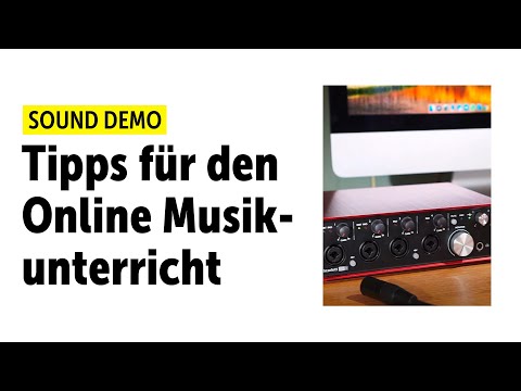 Tipps zu Hardware und Software für den Online-Musikunterricht