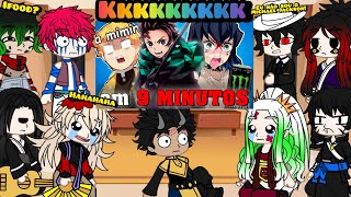 Upper moons + Muzan react Kimetsu no Yaiba em 9 MINUTOS 😂❤️ LUAS SUPERIORES REACT EM 9 MINUTOS