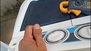 Checking Whirlpool twin tub washing machine: spin dryer not working