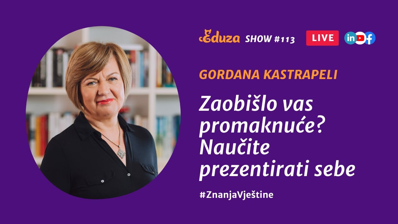 Zaobišlo vas promaknuće? Naučite prezentirati sebe | Gordana Kastrapeli | #113
