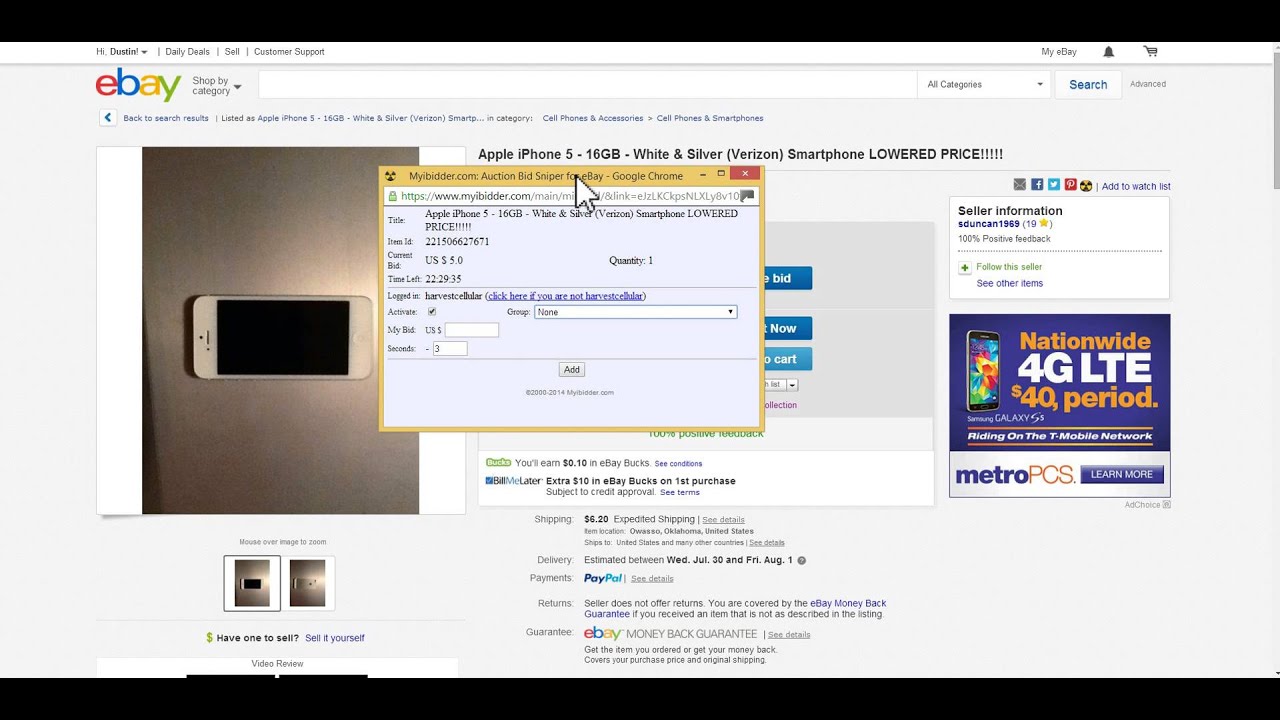 myibidder review ebay sniping software
