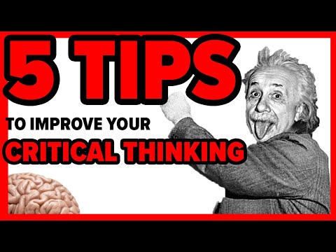 5 TIPS to IMPROVE your CRITICAL THINKING 🧠 (Become a POWERFUL THINKER)
