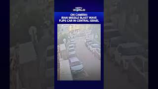 Download lagu On Camera: Iran Missile Blast Wave Flips Car In Central Israel mp3