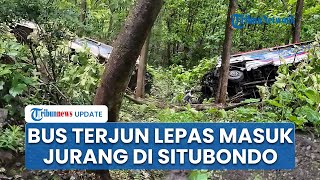 Download lagu Bus Anggun Krida Melaju Liar Masuk Jurang 20 Meter di Situbondo, Diduga Tak Mampu Libas Tikungan mp3